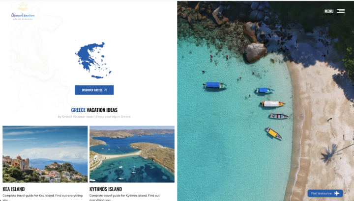 Greecevacationideas.com | Digital Nexus Agency